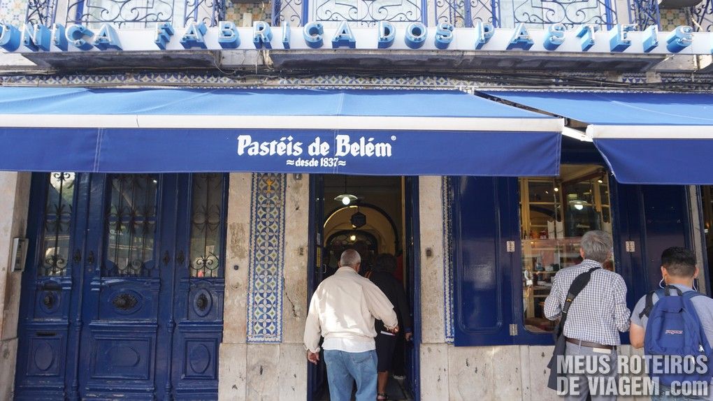 Um café na única fábrica dos Pastéis de Belém, em Lisboa Meus
