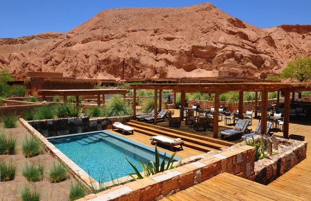 Piscina do hotel Alto Atacama (foto: AltoAtacama.com)