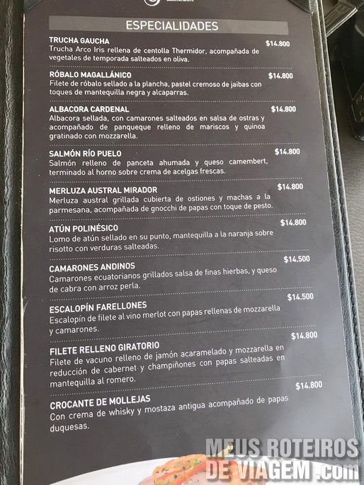Restaurante Giratório - Santiago, Chile