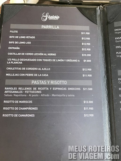 Restaurante Giratório - Santiago, Chile