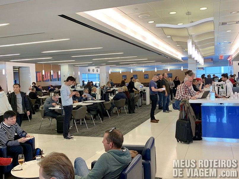 Sala Vip Delta Sky Club - Aeroporto JFK, Nova York