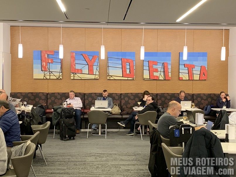 Sala Vip Delta Sky Club - Aeroporto JFK, Nova York