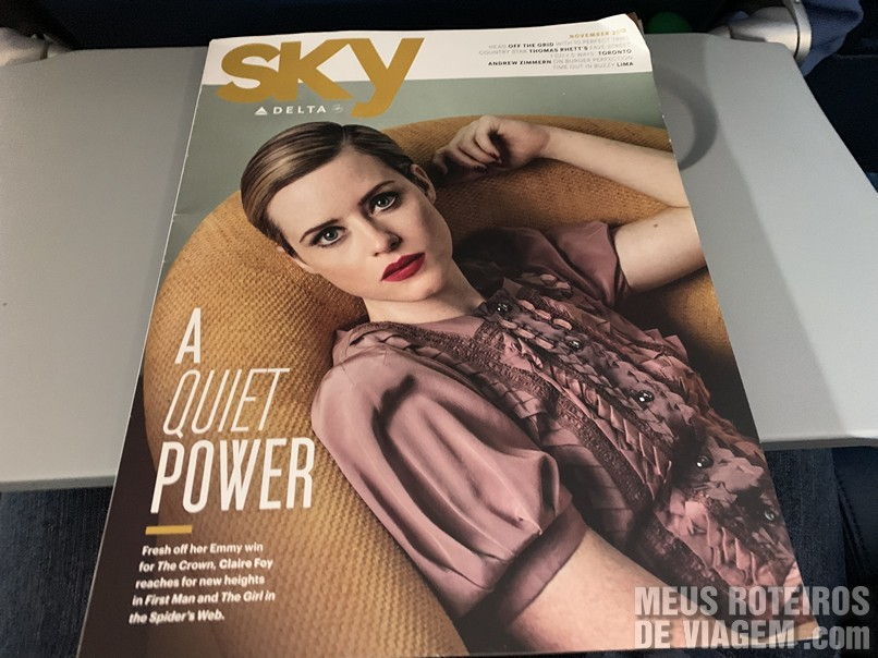 Revista de bordo da Delta Airlines