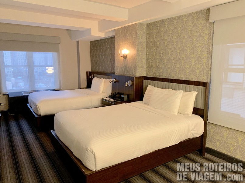 Quarto com duas camas queen - Hotel Edison Times Square, Nova York