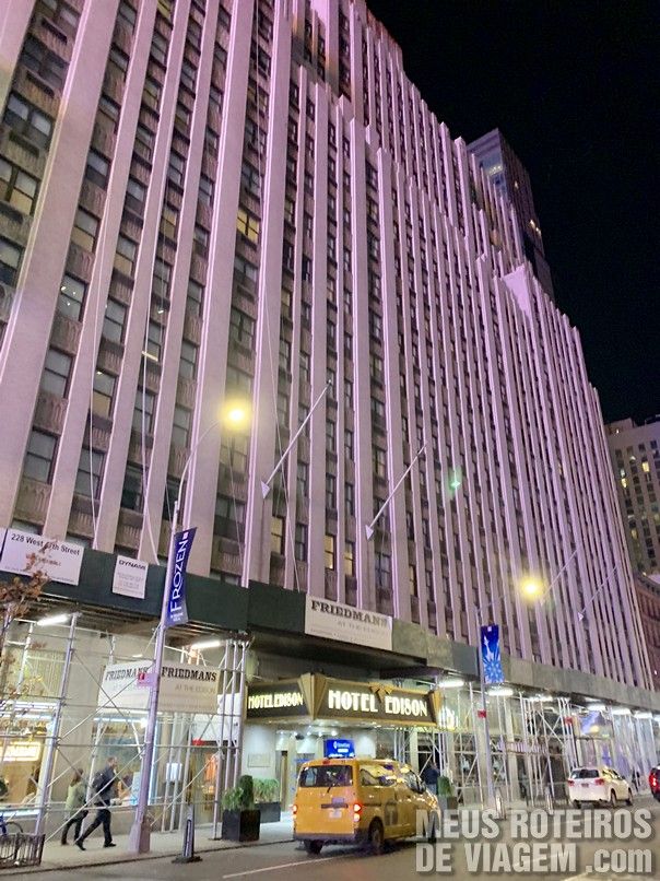 Edifício do Hotel Edison Times Square - Nova York